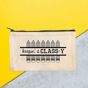 3 for $30 - Canvas pouch